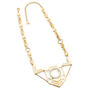 Large Art Deco Necklace With 18ct Gold Vermeil, thumbnail 1 of 2