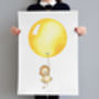 Personalised Kid's Big Balloon Wall Art Poster Print, thumbnail 7 of 12