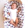 Muslin Swaddle Blanket London Soldiers Baby Gift, thumbnail 11 of 12