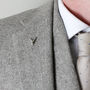 Stag Lapel Pin/Tie Pin – Silver/Gold Vermeil Plated, thumbnail 2 of 4