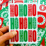 Ho Ho Ho White Christmas Card, thumbnail 3 of 6