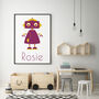 Personalised Children's Robot Prints, thumbnail 4 of 9