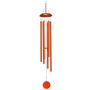 Personalised 30 Inch Sunset Orange Wind Chime For Garden Decoration, thumbnail 7 of 11