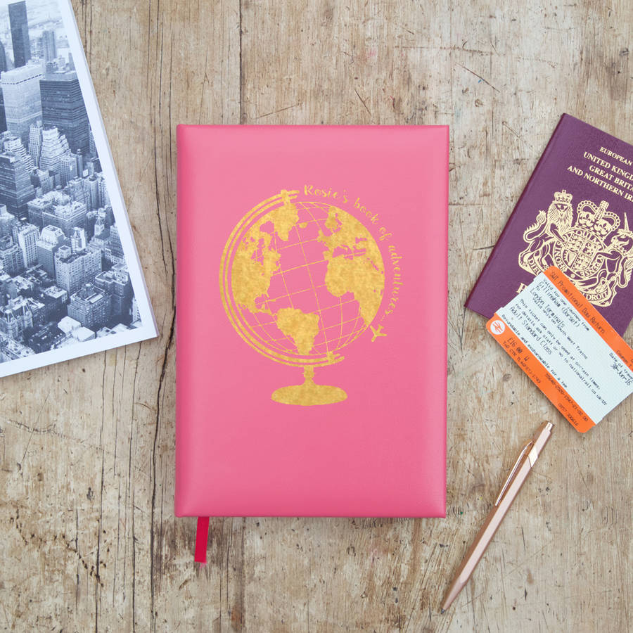 Personalised Leather Travel Journal By Jonny's Sister