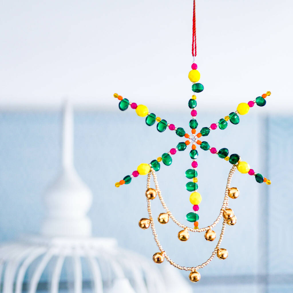 Image of Glass Bead Hanger Kit With Bells