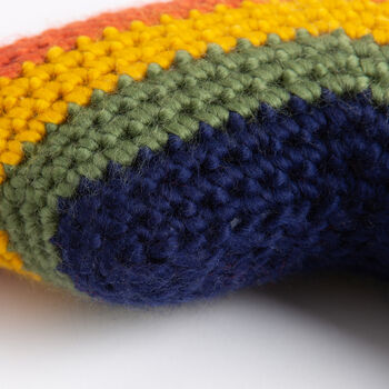 Bright Rainbow Cushion Set Crochet Kit, 6 of 8