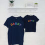 Bright Daddy And Child Personalised Matching Set, thumbnail 2 of 3