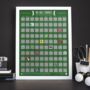 Personalised Framed Scratch Off 100 Golf Courses, thumbnail 4 of 6