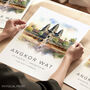 Cambodia Angkor Wat Travel Destination Poster, thumbnail 1 of 7