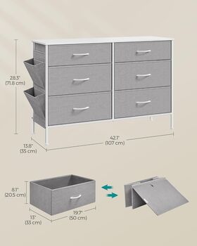 Chest Of Drawers Bedroom Storage Organiser Unit, 12 of 12