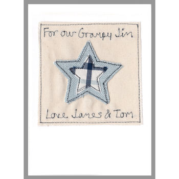 Personalised Star Father's Day Card For Dad / Grandad, 12 of 12