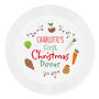 Personalised 'First Christmas Dinner' Plastic Plate, thumbnail 3 of 3