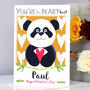Personalised Panda Valentine's Card, thumbnail 5 of 7
