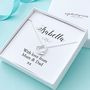 Personalised Floating Silver Hearts Necklace, thumbnail 2 of 8