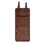 Personalised Leather Hanging Wash Bag With Buckles, thumbnail 4 of 9