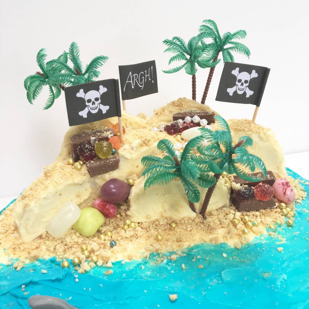 Pirate s Treasure Island Birthday Cake Kit
