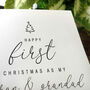 First Christmas Card For Grandad And Grandma, thumbnail 2 of 4