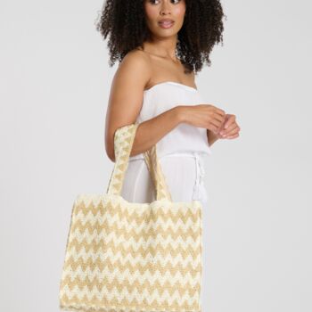 Straw Woven Shoulder Tote Bags, 2 of 6