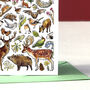 Woodland Wildlife Of Britain Greeting Card, thumbnail 7 of 8