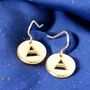 Earth Air Fire Water Element Earrings, thumbnail 5 of 8