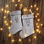 Personalised Hand Embroidered Christmas Stockings, thumbnail 3 of 10