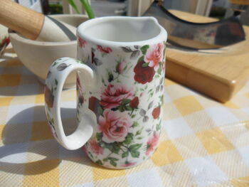 Cream Jug In Ditsy Summertime Rose Chintz Design, 4 of 8