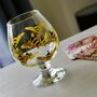 Bumblebee Painted Brandy Glass, thumbnail 1 of 6