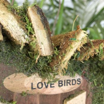 Wooden Love Bird Nest Box, 7 of 7