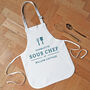 Personalised Head Chef Apron, thumbnail 5 of 6