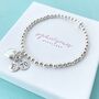 Personalised 70th Birthday Bracelet With Heart, thumbnail 2 of 5