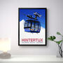 Hintertux Glacier Ski Poster, thumbnail 3 of 6