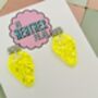 Christmas Lights Glitter Christmas Earrings / Festive Jewellery / Shimmering Multi Colour Dangles, thumbnail 3 of 12