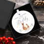 Personalised First Christmas As Nanny Grandad Ornament, thumbnail 8 of 11
