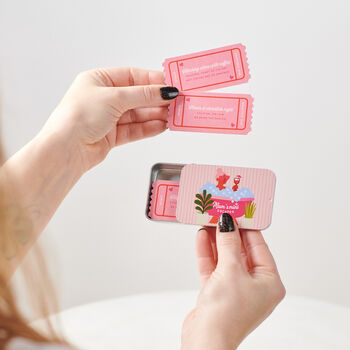 'Mum's Mini Escape' Coupons In A Tin, 2 of 5