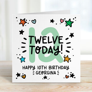 Birthday Card Ages 10 To 18, 4 of 12