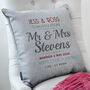 Personalised Wedding Cushion, thumbnail 4 of 4