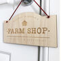 Personalised Farm Shop Bedroom Door Sign, thumbnail 2 of 3