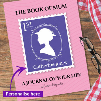 Personalised Book Of Mum Life Story Journal Mothers Day, 10 of 10