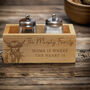Personalised Highland Cow Mini Wooden Storage Crate, thumbnail 1 of 5