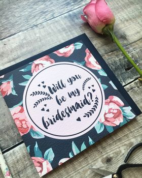 'Will You Be My Bridesmaid?' Luxury Card, 3 of 5