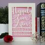 Personalised Papercut Happily Ever After Card, thumbnail 6 of 10