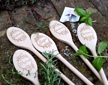 Set Of Personalised Plant Markers, 4 of 5