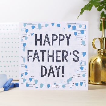 Happy Father's Day Patterned Card, 4 of 7