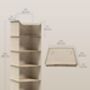 Hanging Wardrobe Storage Organiser With Shelves, thumbnail 2 of 9