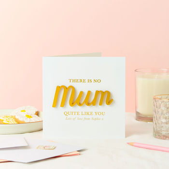 No Mum Like You Word Trinket Card, 5 of 5