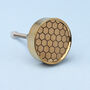 Brass Round Circular Detailed Pull Knobs By G Decor, thumbnail 7 of 8