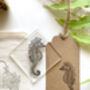 Seahorse Rubber Stamp, thumbnail 6 of 6