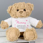 Personalised Baby Girl Teddy Bear, thumbnail 4 of 4