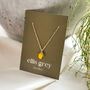 Enamel Lemon Pendant 18k Gold Necklace, thumbnail 2 of 2