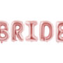 Rose Gold Bride Hen Party Balloon Bunting, thumbnail 3 of 3